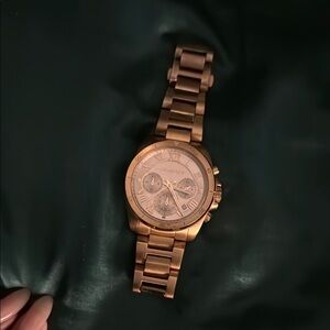 Michael Kors Rose Gold Chronograph Watch